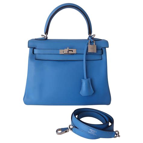 bleu paradis hermes|Hermes blue bag.